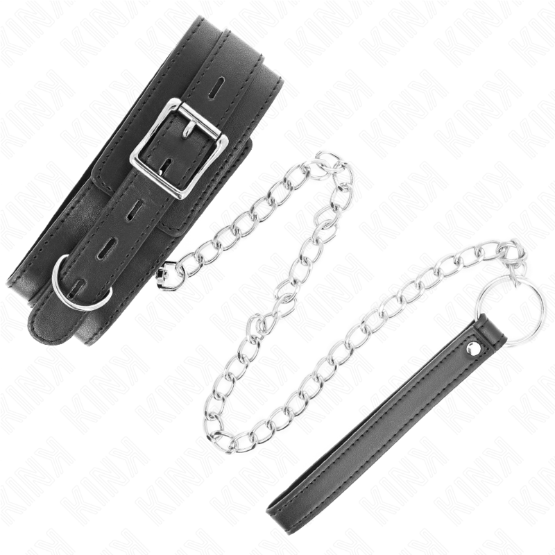 KINK - COLLAR CON CORREA 65 CM NEGRO 54 X 4.5 CM KINK COLLAR & GAG