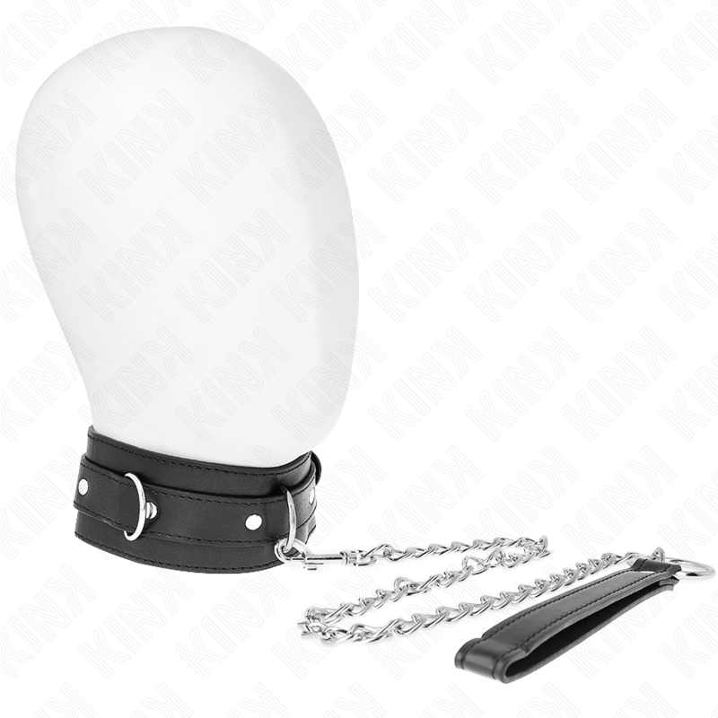 KINK - COLLAR CON CORREA 65 CM NEGRO 54 X 4.5 CM KINK COLLAR & GAG