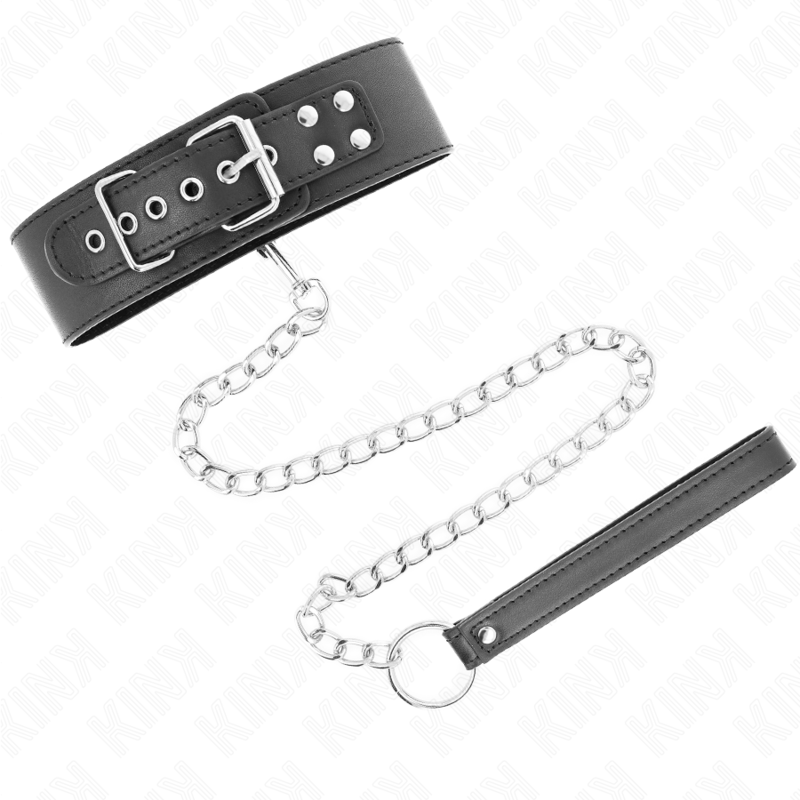 KINK - COLLAR CON CORREA 65 CM MODELO BÁSICO MODELO 2 KINK COLLAR & GAG