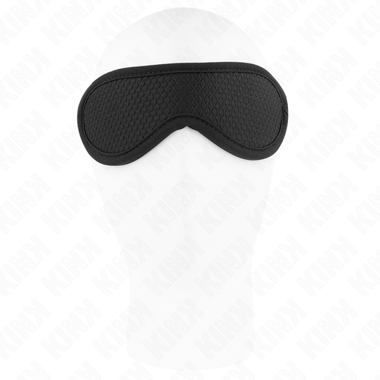 KINK - VENDA TEXTURA DE ESCALA CON BORDE COVERED NEGRO 20 x 7 CM KINK MASKED ALLURE