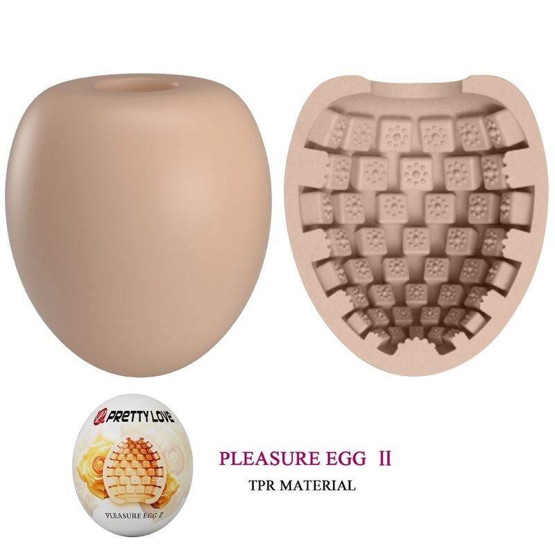 PRETTY LOVE - MASTURBADOR MASCULINO HUEVO NATURAL PRETTY LOVE FLIRTATION