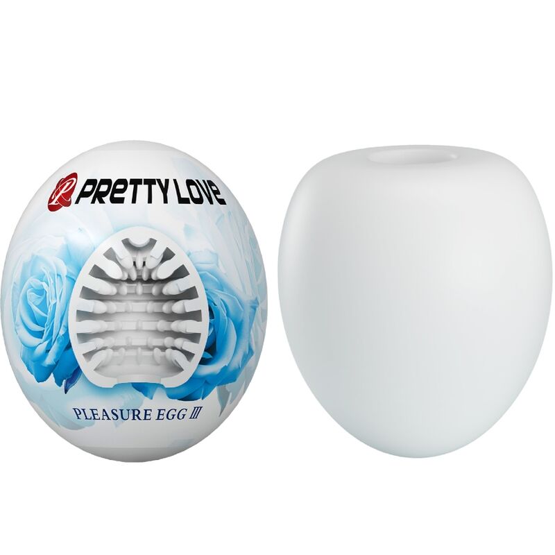 PRETTY LOVE - MASTURBADOR MASCULINO HUEVO BLANCO PRETTY LOVE FLIRTATION