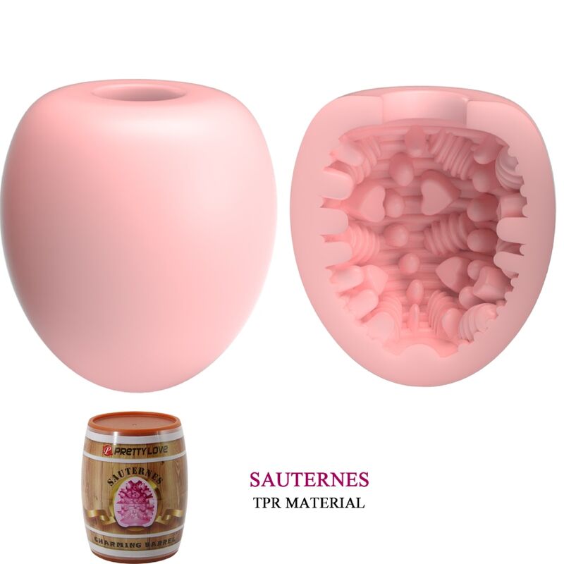 PRETTY LOVE - MASTURBADOR MASCULINO HUEVO ROSA MODELO 2 PRETTY LOVE FLIRTATION