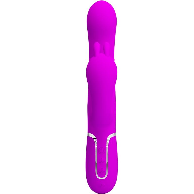 PRETTY LOVE - CAMMY TRIPLE VIBRADOR MULTIFUNCIÓN 4 EN 1 ROSA PRETTY LOVE FLIRTATION