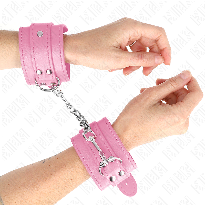 KINK - MUÑEQUERAS SENCILLAS ROSA AJUSTABLE 20-23 CM X 5.5 CM KINK WRIST RESTRAINT