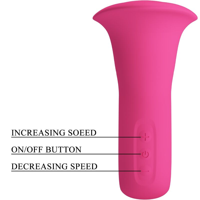 PRETTY LOVE - CLYDE VIBRADOR ORAL LENGUA VIBRADORA 12 VIBRACIONES ROSA PRETTY LOVE FLIRTATION