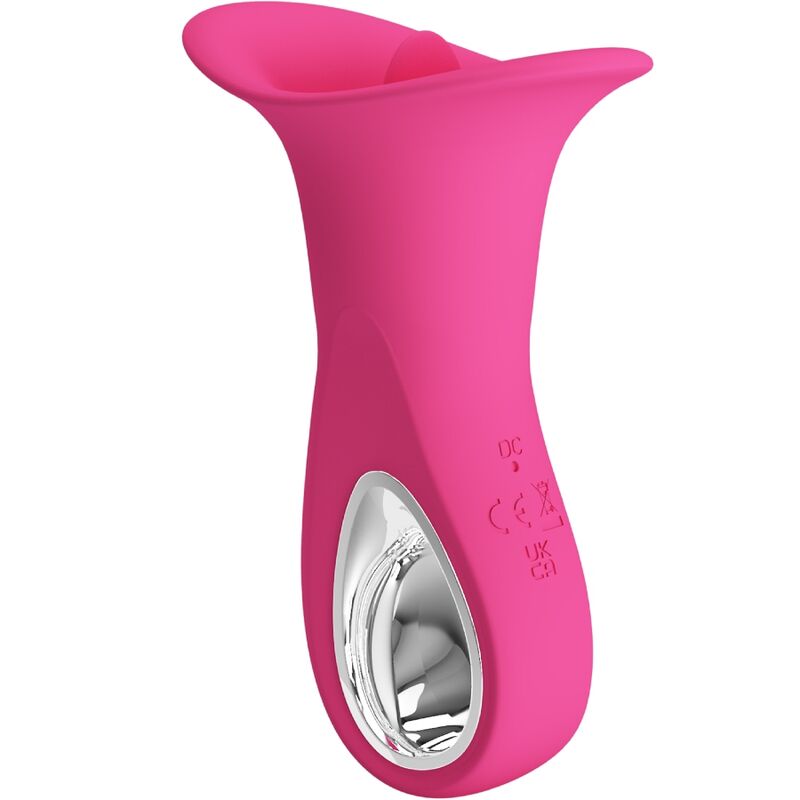 PRETTY LOVE - CLYDE VIBRADOR ORAL LENGUA VIBRADORA 12 VIBRACIONES ROSA PRETTY LOVE FLIRTATION