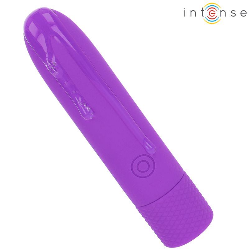 INTENSE - SYMONE BALA VIBRADORA RECARGABLE POR USB 8 VIBRACIONES MORADO 10 X 2.2 CM INTENSE FUN