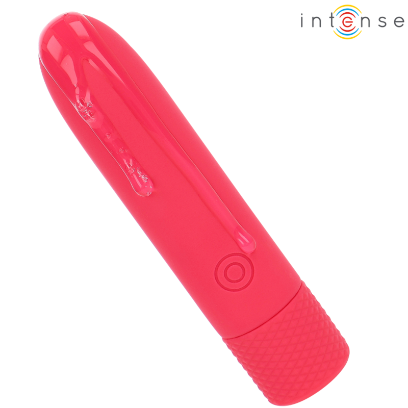 INTENSE - SYMONE BALA VIBRADORA RECARGABLE POR USB 8 VIBRACIONES ROJO 10 X 2.2 CM INTENSE FUN