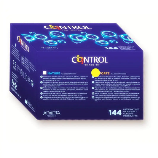 CONTROL - ADAPTA FORTE CAJA PRESERVATIVOS 144 UNIDADES CONTROL CONDOMS