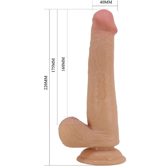 PRETTY LOVE - TALLEN DILDO REALÍSTICO 22 CM NATURAL PRETTY LOVE