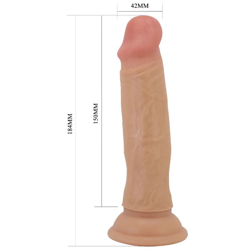 PRETTY LOVE - QUENTIN DILDO REALÍSTICO 18 CM NATURAL PRETTY LOVE