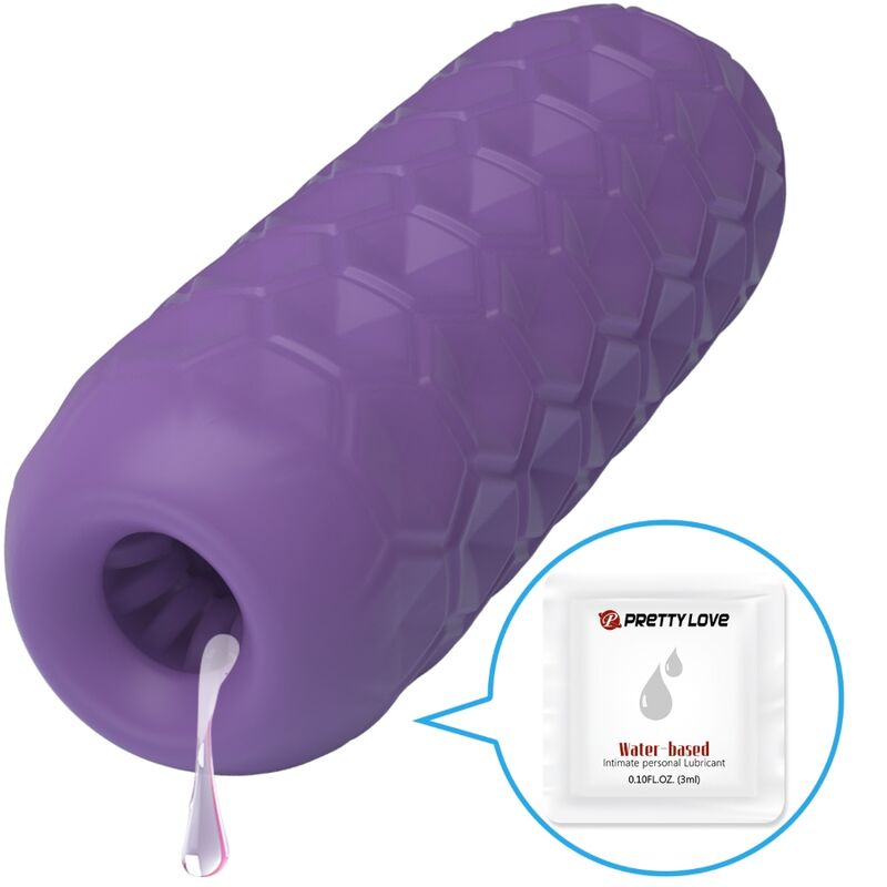 PRETTY LOVE - TWIN BALLS MASTURBADOR MASCULINO MORADO PRETTY LOVE