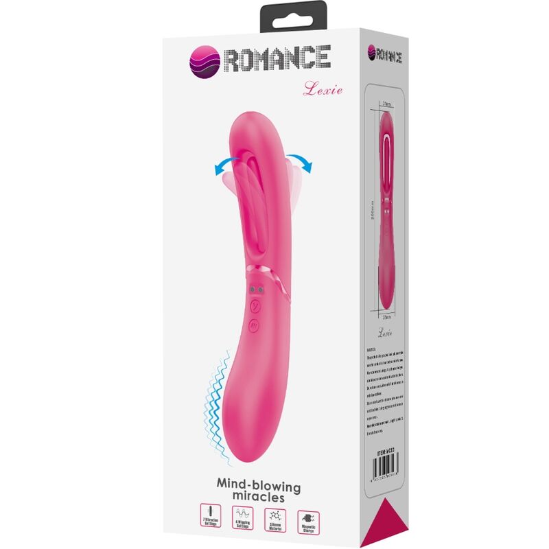 ROMANCE - LEXIE VIBRADOR PUNTO G 7 VIBRACIONES ROSA ROMANCE