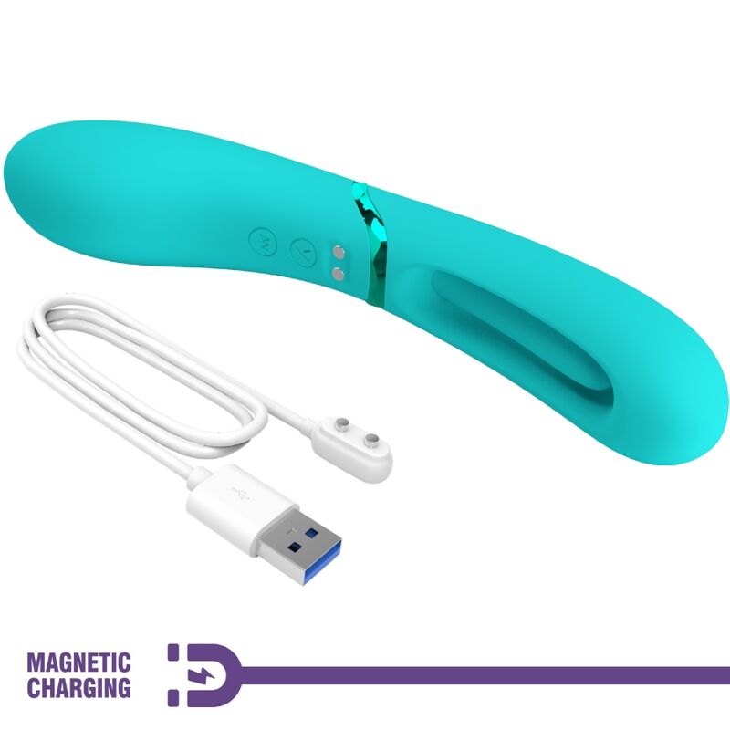 ROMANCE - LEXIE VIBRADOR PUNTO G 7 VIBRACIONES AZUL ROMANCE