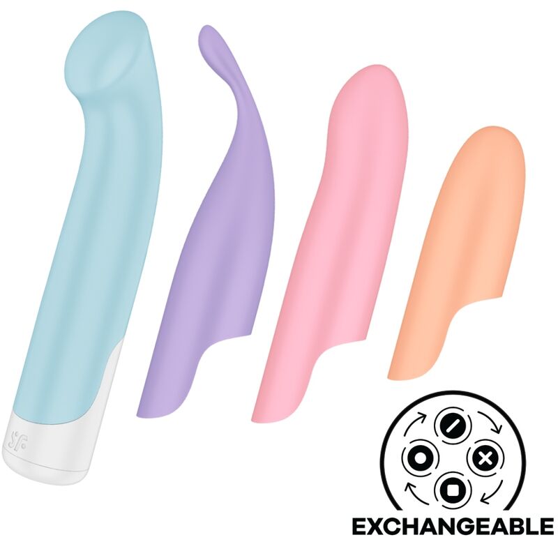 SATISFYER - PLAYFUL FOUR SET VIBRADORES 4 EN 1 + POWER BULLET SATISFYER VIBRATOR