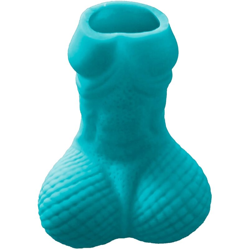 DIABLO PICANTE - VASO DE CHUPITO PENE AZUL DIABLO PICANTE