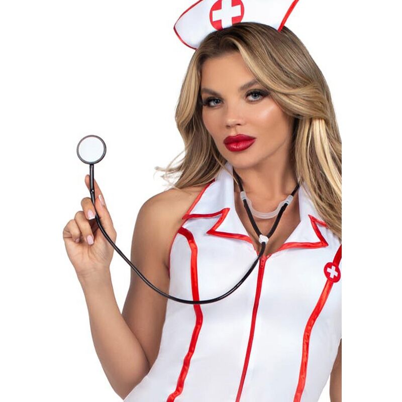 LEG AVENUE - DISFRAZ ENFERMERA JEFA BLANCO M/L LEG AVENUE COSTUMES
