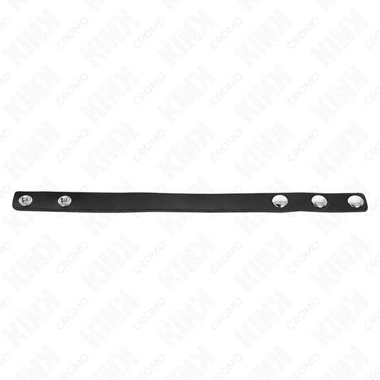KINK - ANILLO PENE CUERO CON CIERRE A PRESIÓN 21.5 X 1.5 CM KINK RING POWER