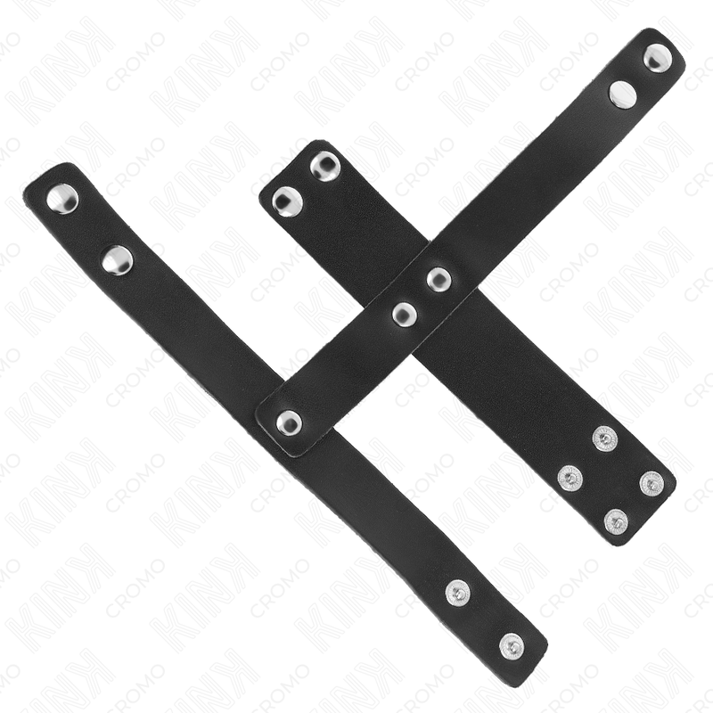 KINK - ANILLO JAULA PENE CUERO CON DIVISOR DE BOLAS AJUSTABLE KINK RING POWER