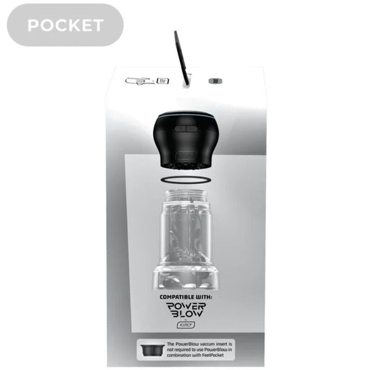 KIIROO - FEEL POCKET STROKER CRYSTAL BY KIIROO TRANSPARENTE KIIROO