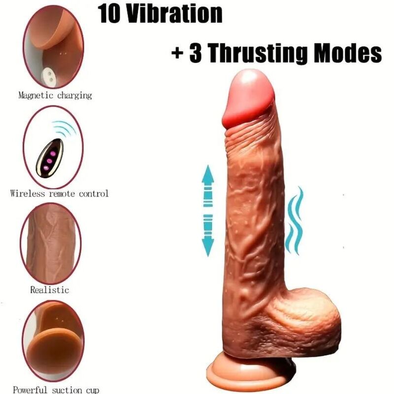 ARMONY - DILDO REALISTICO VIBRADOR RECARGABLE ARMONY VIBRATORS