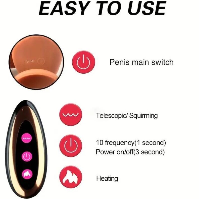 ARMONY - DILDO REALISTICO VIBRADOR RECARGABLE ARMONY VIBRATORS