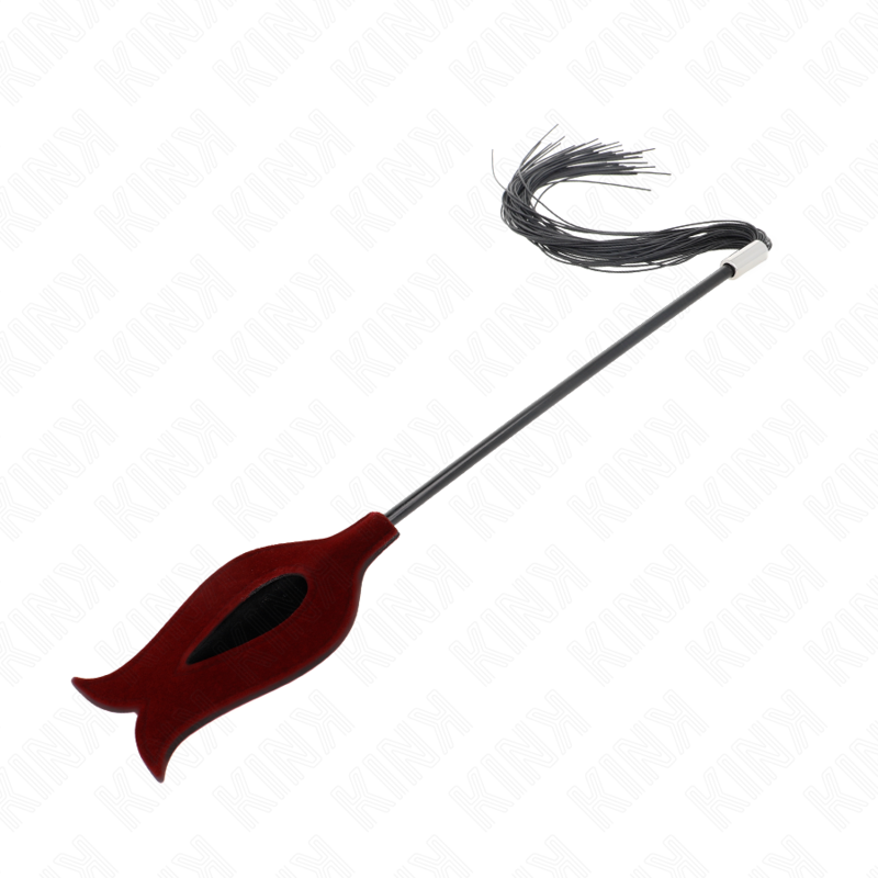 KINK - LÁTIGO DE BORLA DE SILICONA CON FORMA DE ROSA 45 CM KINK IMPACT & TOUCH