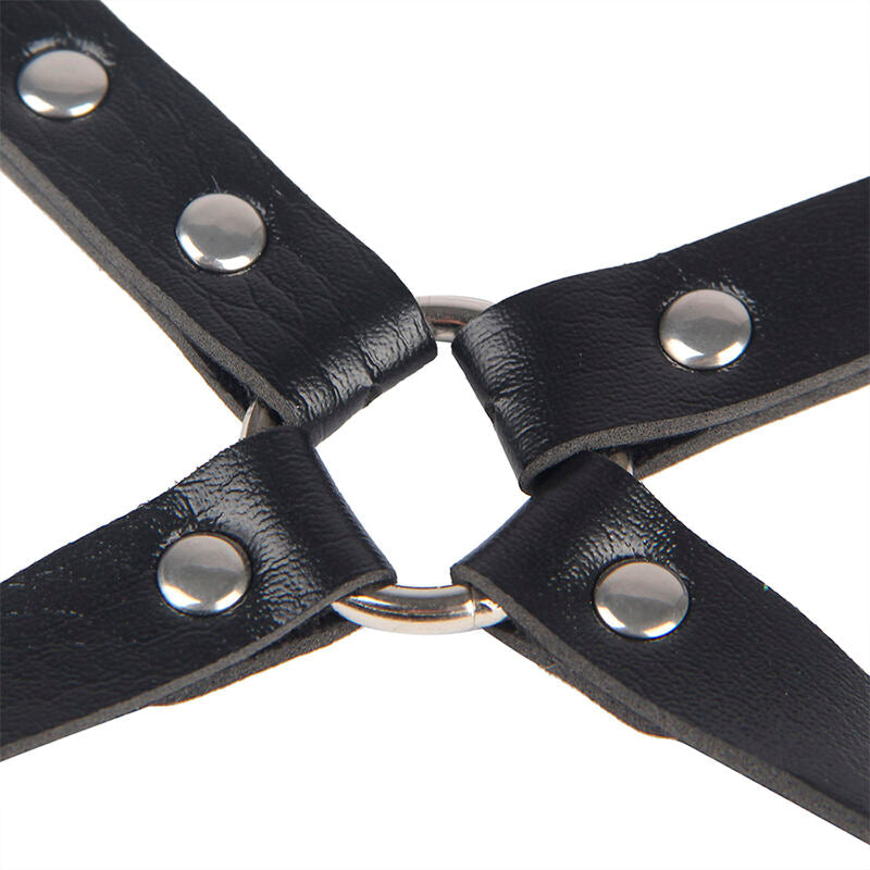 SUBBLIME - 953690 ESPOSAS CON CINTURÓN BONDAGE NEGRO TALLA ÚNICA SUBBLIME FETISH