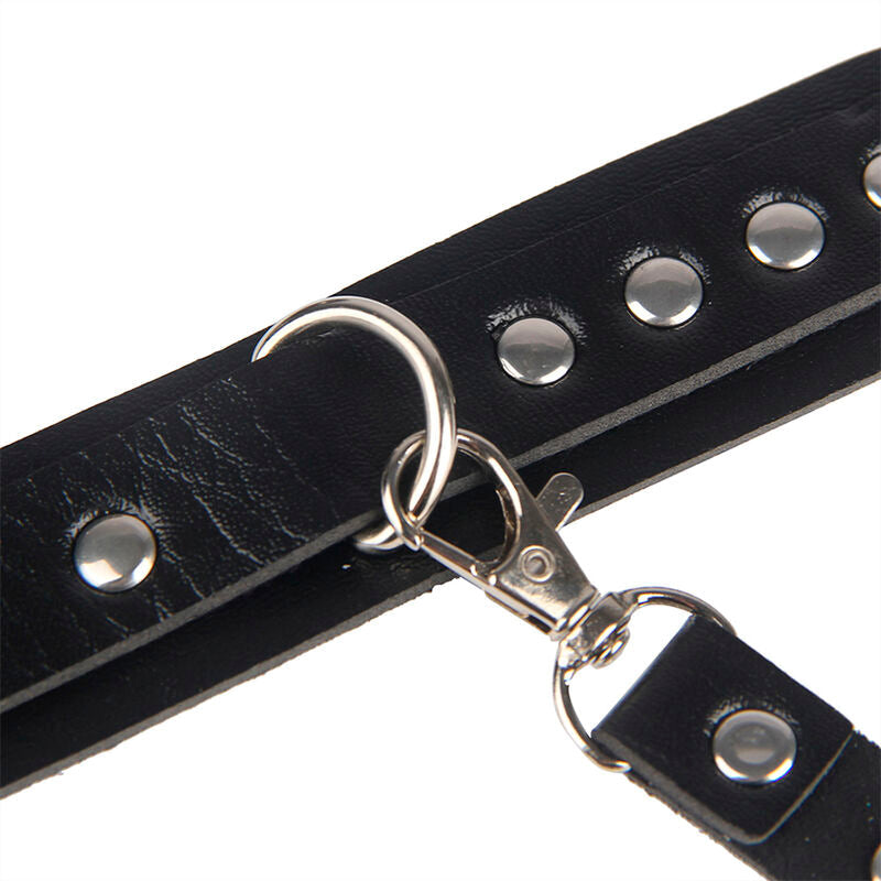 SUBBLIME - 953690 ESPOSAS CON CINTURÓN BONDAGE NEGRO TALLA ÚNICA SUBBLIME FETISH