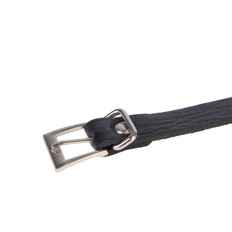SUBBLIME - 953713 CINTURÓN DE BONDAGE PUNK HEBILLA METAL NEGRO TALLA ÚNICA SUBBLIME FETISH