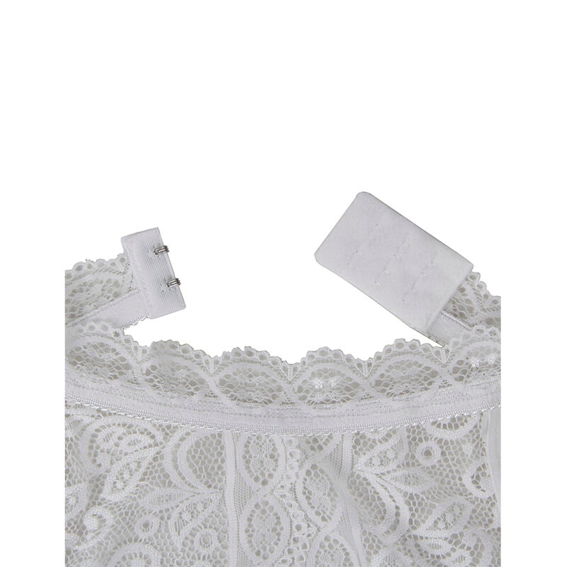 SUBBLIME - 953867 BODY DE ENCAJE BLANCO L/XL SUBBLIME BODYSTOCKINGS