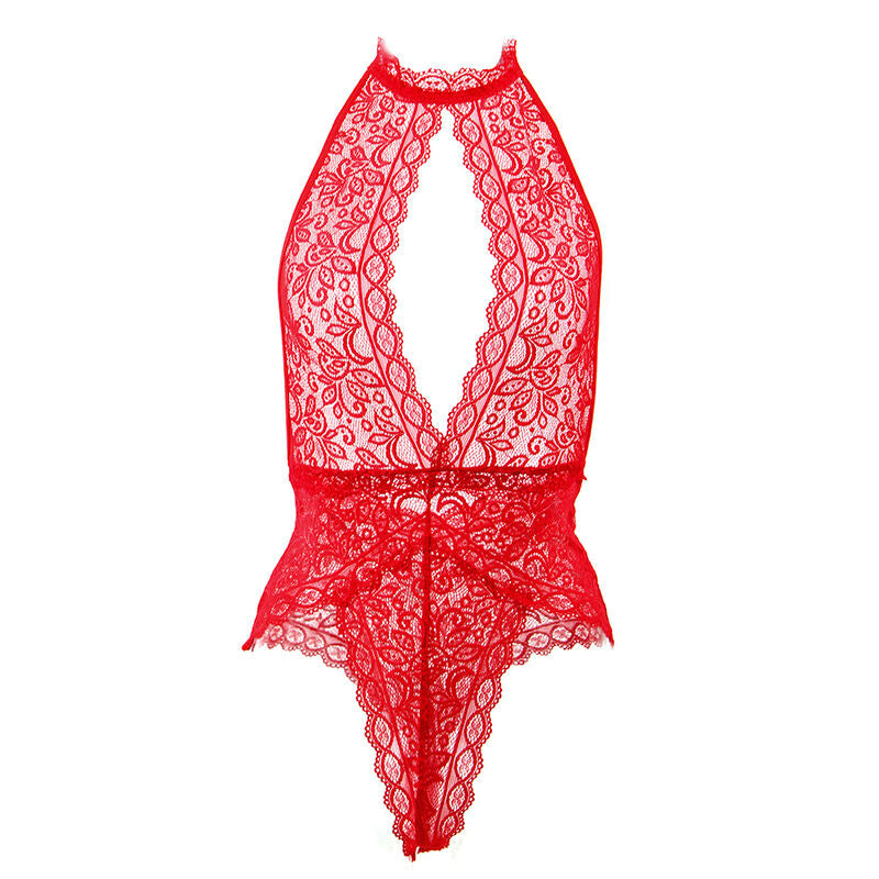 SUBBLIME - 953881 BODY DE COPA ABIERTA ROJO L/XL SUBBLIME BODYSTOCKINGS
