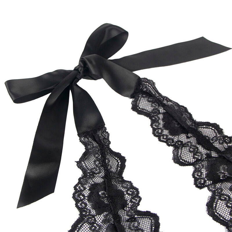 SUBBLIME - 930806 BODY SEXY CON VOLANTES NEGRO S/M SUBBLIME BODYSTOCKINGS