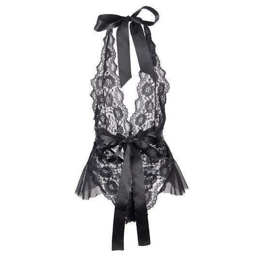 SUBBLIME - 930806 BODY SEXY CON VOLANTES NEGRO S/M SUBBLIME BODYSTOCKINGS
