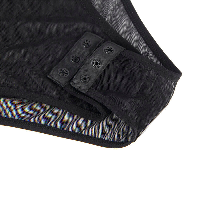 SUBBLIME - 954055 BODY SEXY DE ENCAJE NEGRO S/M SUBBLIME BODYSTOCKINGS
