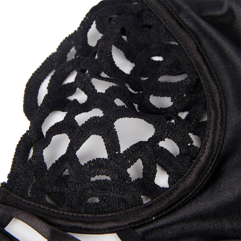SUBBLIME - 954055 BODY SEXY DE ENCAJE NEGRO S/M SUBBLIME BODYSTOCKINGS