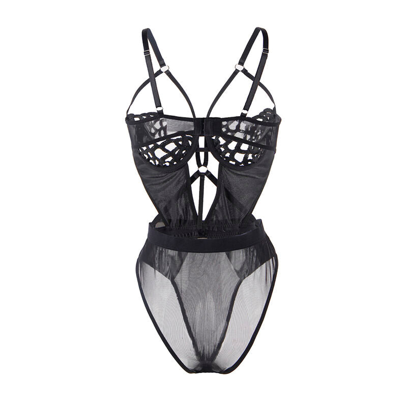 SUBBLIME - 954055 BODY SEXY DE ENCAJE NEGRO S/M SUBBLIME BODYSTOCKINGS