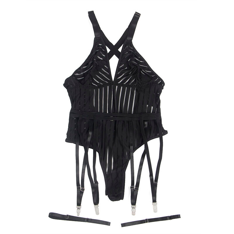 SUBBLIME - 954154 BODY CON LIGUERO NEGRO L/XL SUBBLIME BODYSTOCKINGS