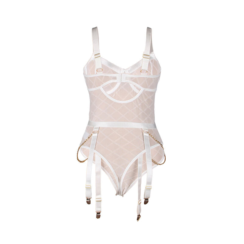 SUBBLIME - 954291 BODY CON CADENAS + LIGUEROS BLANCO L/XL SUBBLIME BODIES