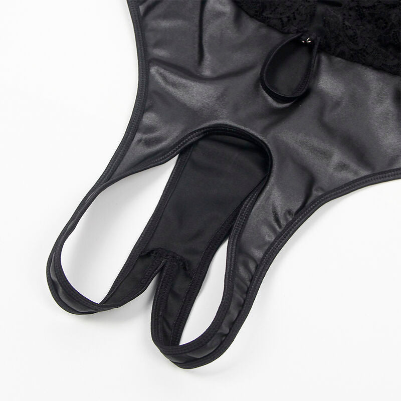 SUBBLIME - 954383 BODY SEXY CON LIGUEROS NEGRO S/M SUBBLIME BODYSTOCKINGS