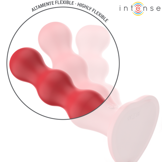 INTENSE - CODY VIBRADOR CON VENTOSA ROJO CONTROL REMOTO INTENSE FUN