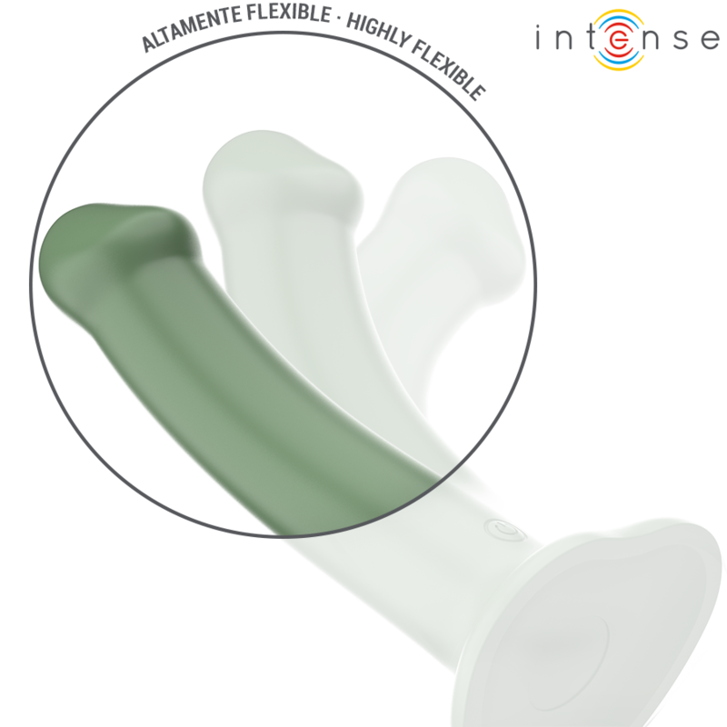 INTENSE - BECCA VIBRADOR CON VENTOSA 10 VIBRACIONES VERDE CONTROL REMOTO INTENSE FUN