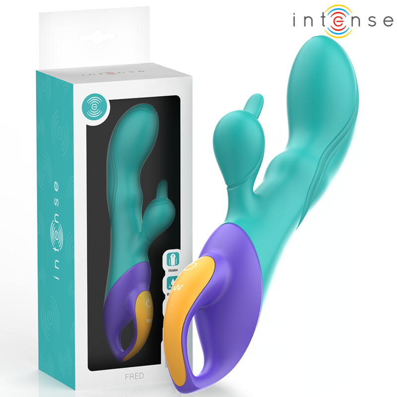 INTENSE - FRED VIBRADOR RABBIT AZUL INTENSE FUN