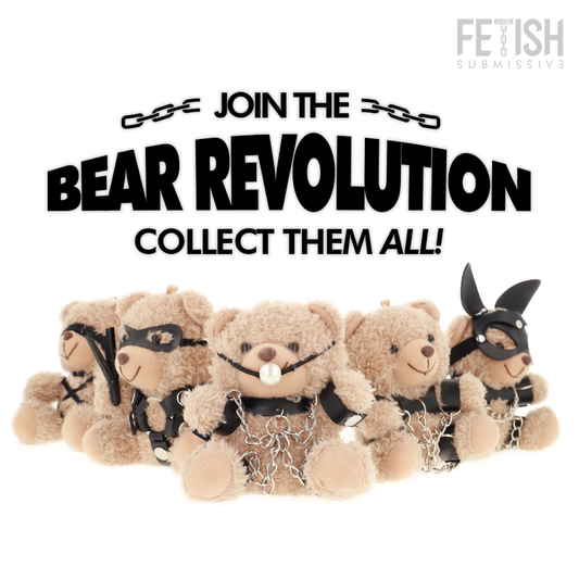 FETISH SUBMISSIVE - FOZZIE OSITO PELUCHE BDSM MODELO 3 FETISH SUBMISSIVE REBEL TOYS
