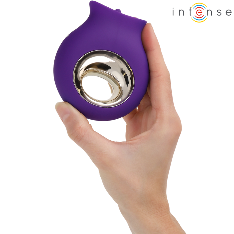 INTENSE - TULI ESTIMULADOR CLÍTORIS 9 VIBRACIONES &#38; 9 OSCILACIONES MORADO INTENSE FUN