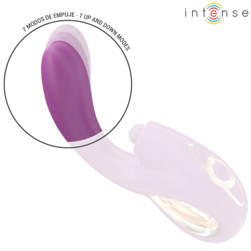 INTENSE - LALI VIBRADOR PUNTO G MULTIFUNCIÓN ESTIMULACIÓN & EMPUJE & VIBRACIÓN MORADO INTENSE FUN
