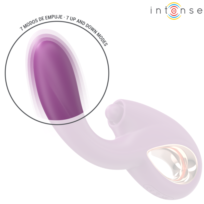 INTENSE - LALI VIBRADOR PUNTO G MULTIFUNCIÓN ESTIMULACIÓN & EMPUJE & VIBRACIÓN MORADO INTENSE FUN