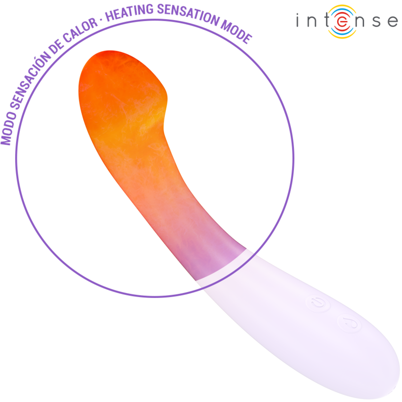 INTENSE - BECKY VIBRADOR 19 CM CALENTABLE 7 VIBRACIONES MORADO INTENSE FUN