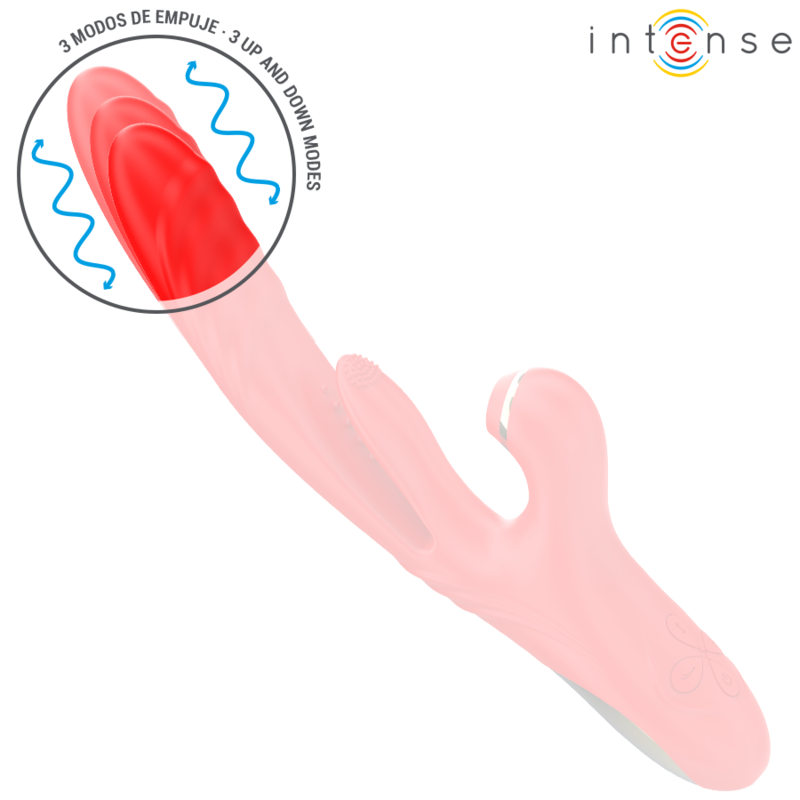 INTENSE - KAROL VIBRADOR MULTIFUNCIÓN EMPUJE & ESTIMULACIÓN & SUCCIÓN ROJO INTENSE FUN
